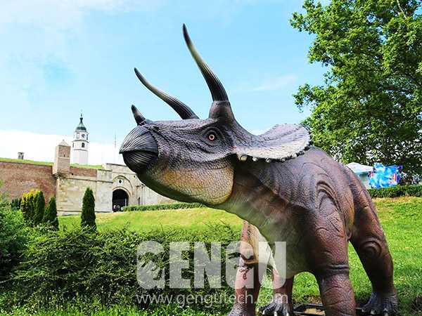 Fiberglass Triceratops